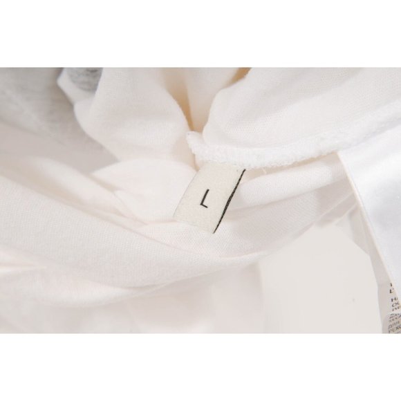 Gucci Mens L' Aveugle Par Amour T Shirt Large White Black Embroidered Butterfly - Picture 7 of 10